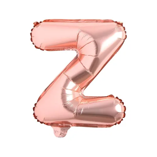 Image of Rose Gold Z Letter Foil Balloon
