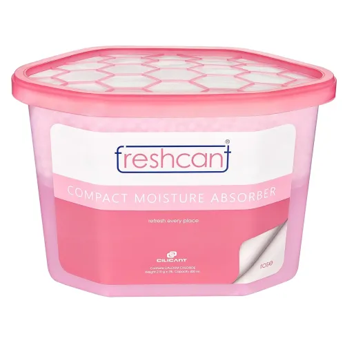 Image of Rose-Scented Freshcant Moisture Absorber: Wardrobe, Kitchen, Bath - 400ml