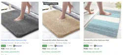 Roseate Bathroom Mat starting @ ₹99