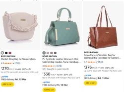 ROSS BROWN Handbag for women Upto 87% Discount