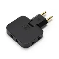 Rotating Plug Adapter 180 Degree Swivel Wall Tap Multi Outlet