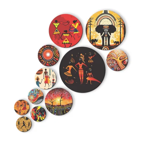 Image of Rousrie Wooden Wall Hanging For Home Décor