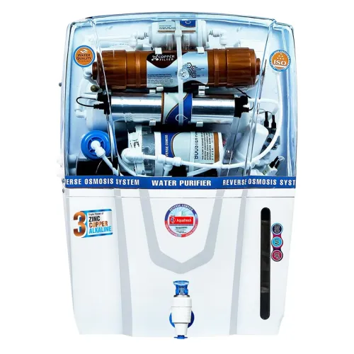 Image of ROYAL AQUAFRESH Copper Audy Sedimentation 12 Ltr RO+UV+UF+TDS 14 Layer Water Purification Advance