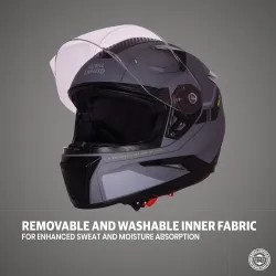 Royal Enfield AIR-X 1901 Full Face Helmet Gray L