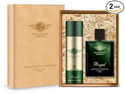 Image of Royal Fragrance EDP Perfume And Deodorant Combo Premium Long Lasting Fragrance Eau de Parfum - 200 ml