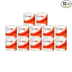 Royal Toilet Tissue Paper Roll | 3600 Pulls (300 x 12 Rolls) 