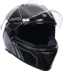 ROYAL ENFIELD Roadster 1901 Full Face Helmet (Black, L)