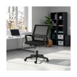 Royaloak Leon Kids Chair Nylon Mesh | Lumbar Support | Comfortable Armrest & Backrest | Seat Tilt Lock Paddle | Revolving Mechanism | Tilt Tension Knob