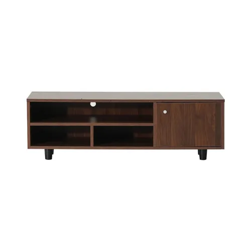 Image of Royaloak Nova Entertainment Unit | Engineered Wood | Melamine Finish | Ample Storage | Wire Manager | Middle Leg for Ext