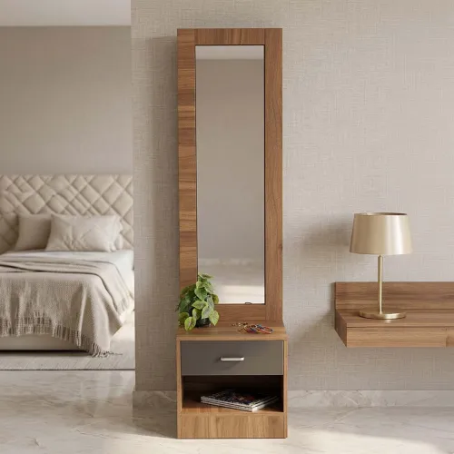 Image of Royaloak Zen Engineered Wood Dresser with Long Mirror