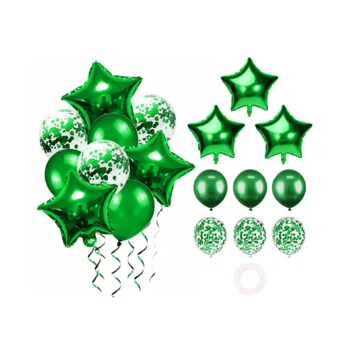 Image of Rozi Decoration Star Shaped Foil Balloon Set of 10 Pcs 