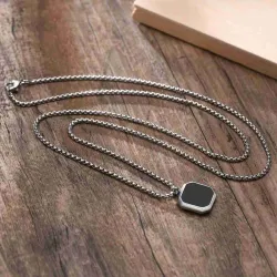 RPARWEY PENDANT LOCKET Silver Chain