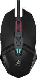 RPM Euro Games Premium Gaming Mouse 6 Buttons 4 Color RGB Lights 4 DPI Levels For Laptop, PC Wired Ambidextrous Optical 