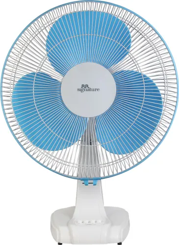 Image of RR Centaur with 2 Year Warranty 400 mm Table Fan (1 Star | Blue, White | Pack of 1)