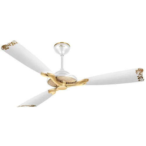 Image of RR Signature Jaipur Mahal NEO 1240 MM | Royal Design Ceiling Fan for Home and Office | High Speed 320 RPM | Agaria White