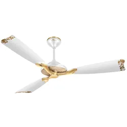 RR Signature Jaipur Mahal NEO 1240 MM | Royal Design Ceiling Fan for Home and Office | High Speed 320 RPM | Agaria White