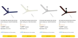 RR Signature NeoAir Mini BLDC Ceiling Fan 1200mm