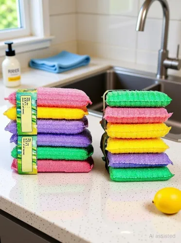 Image of RRE SuperScrub: The Ultimate Cleaning Power - Top-rated Scrubber Pad Scrub Pad, Scrub Sponge, Sponge Wipe, Stainless Ste