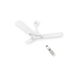 RR Signature New York Brooklyn 5 Star BLDC Ceiling Fan with Remote I High Speed I Ceiling Fan for Home Chrome White, 3 +