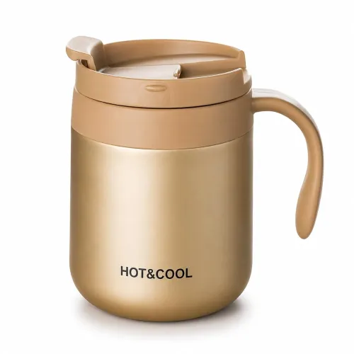 Image of RS5 Vacuum Insulated Stainless Steel Coffee Mug with Leakproof Lid 350 ML
