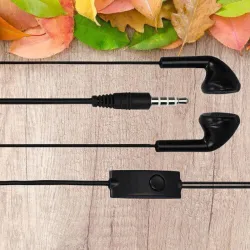 RSTEQ 3.5mm Jack Earphone with Richer Bass, EHS61-4 Wired Headset (Black, In the Ear)