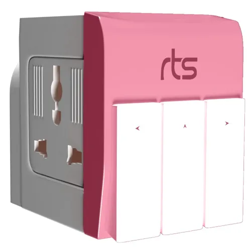 Image of rts 3 Pin Multi Plug Socket-Universal Travel Adapter with Individual Switch
