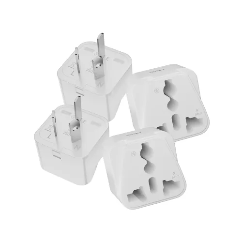 Image of rts (4 Pack) India to China universal travel plug adapter converter Travel