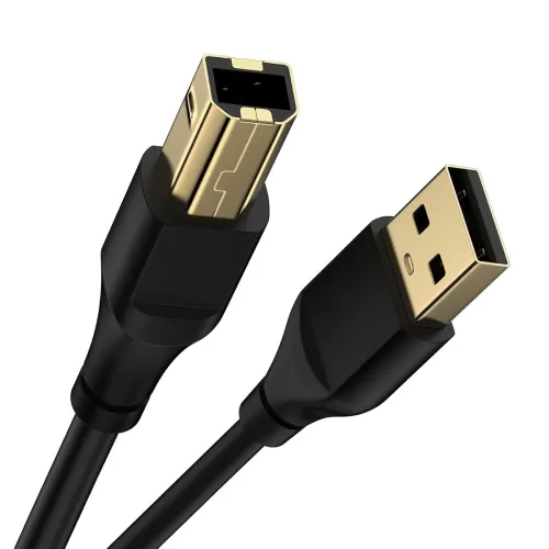 Image of rts High Speed USB 2.0 (1.5 Meter) Printer Cable USB Scanner Cable A Male to B