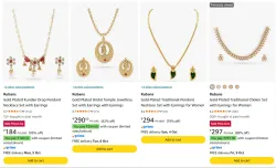 Rubans Jewellery Set upto 93% Discount