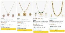 Rubans Necklace Set Minimum 84% Discount
