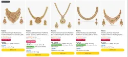 Rubans Womens Necklace Set upto 90% Discount