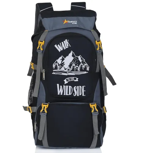 Image of Rucksack 75L Grey Hiking Travel Backpack