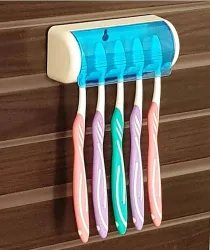 Rudrisha Wall Mounted Toothbrush Holder with Cover