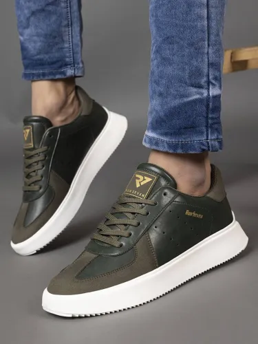 Image of RUN SEVEN  Casual Walking Sneakers For Men  (Olive , 10)