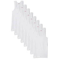 Rupa Jon Sleeveless Vest for Men, 100% Cotton Material, Round Neck, Pack of 9