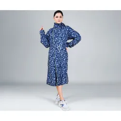 Rupa Polyvinyl Chloride (Pvc) Womens Standard Length Raincoat