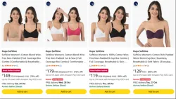 Rupa Softline womens bra at minimum 77% Discount
