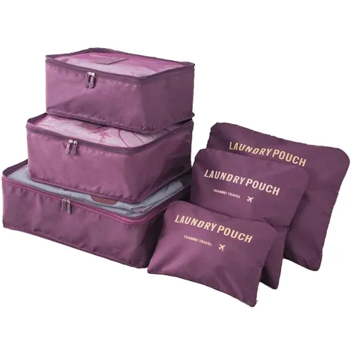 Image of Ruribosy Extra Large Waterproof Toiletry Bag (Wine)