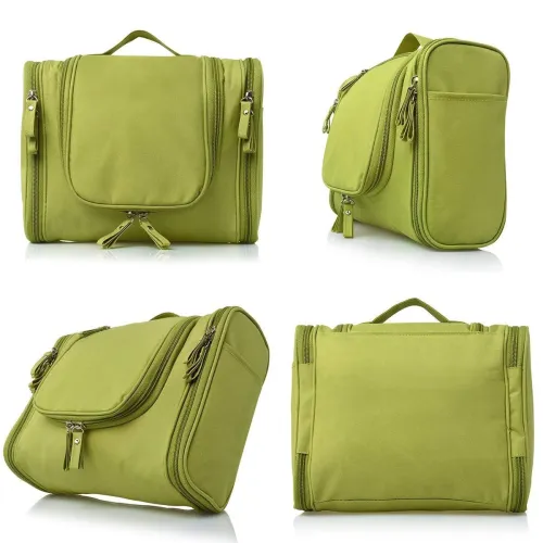 Image of RURIBOSY Large Capacity Cosmetic Travel Bag, Women's Makeup Travel Bag Portable 