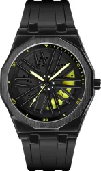 RUSTET Men Analog Watch  - For Men New Wheels Rolling Creative Fashion Che Youhui League Fans Silicone