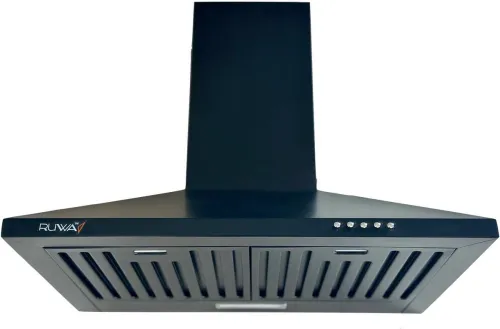 Image of RUWA VIVA 60 Black Wall Mounted 800 CMH Chimney