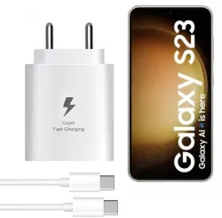 RVAT 25W Fast Charger with Detachable Cable – White