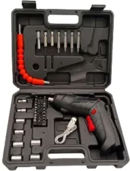 RVEnterprise 47 in 1 Electric Screwdriver USB rechargeable mini Cordless Drill Screwdriver Precision Screwdriver Set (Pa