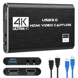 Rybozen 4K Audio Video Capture Card,