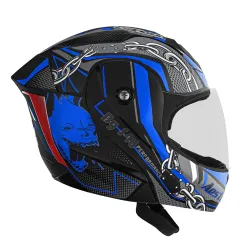 Rydr AC Dx Flip-Up Full Face Motorbike Helmet with Bag | | Durable Two-Wheeler Helmet for Men and Women | Comfortable Fit with Air Ventilation for Safe Bike & Scooter Riding