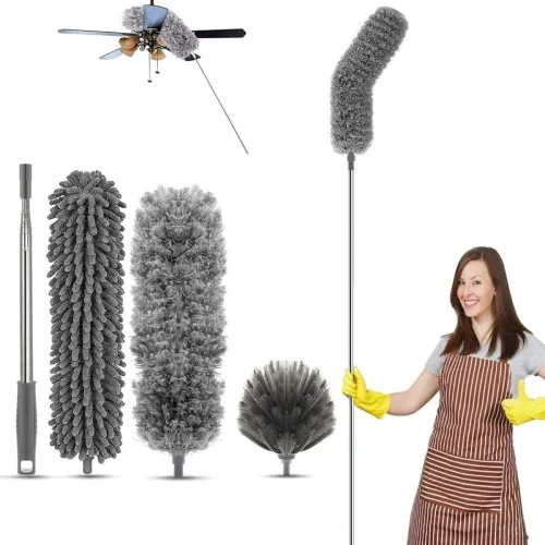 Image of Rylan 3-in-1 Extendable Microfiber Ceiling Duster