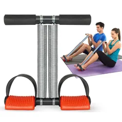 Rylan Double Spring Tummy Trimmer Men and Women for Abs Workout Stomach Exercise Machine for Women and Men Exercise in G