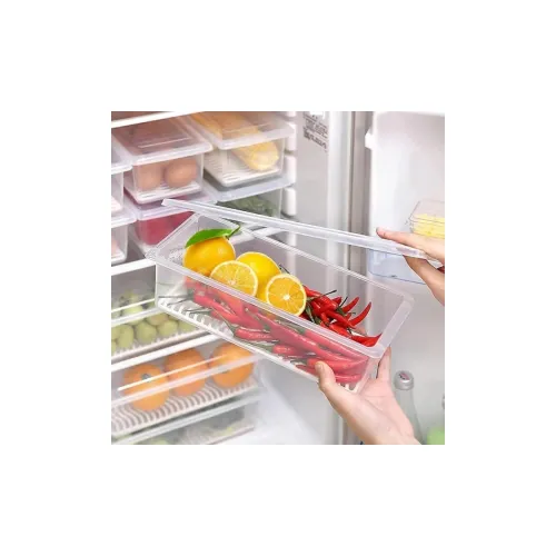 Image of Rylan Plastic Fridge Storage Boxes Po5