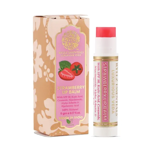 Image of RYLLZ ESSENTIALS Strawberry Lip Balm with SPF 50