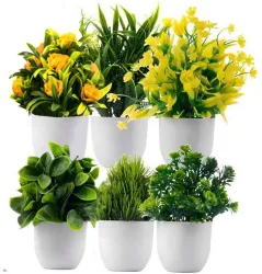 Ryme Small Artificial Plant Pack of 6